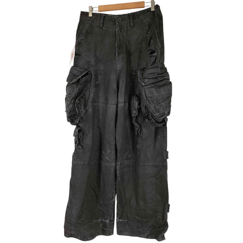 ユリウス JULIUS 25AW 12oz DENIM GASMASK CARGO 12oz デニムガスマスクカーゴパンツ メンズ JPN:2