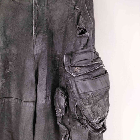 ユリウス JULIUS 25AW 12oz DENIM GASMASK CARGO 12oz デニムガスマスクカーゴパンツ メンズ JPN:2