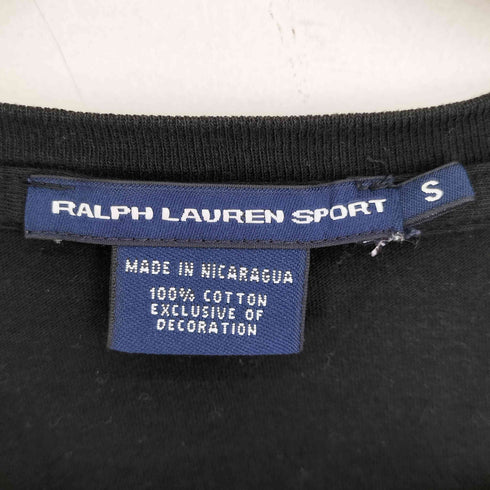 ラルフローレンスポーツ RALPH LAUREN SPORT スモールポニー刺繍 Vネック Tシャツ レディース JPN:S