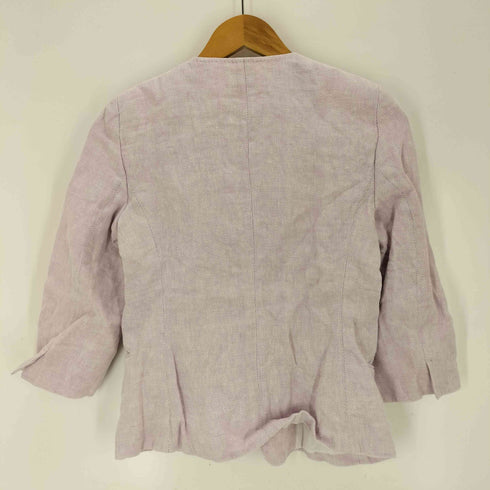 マックスマーラ MAX MARA イタリア製 スキッパー ノーカラージャケット レディース 32