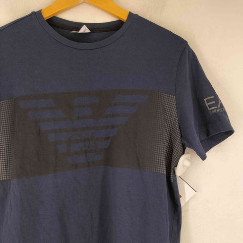エンポリオアルマーニイーエーセブン EMPORIO ARMANI EA7 ビッグロゴプリントTシャツ メンズ import:M