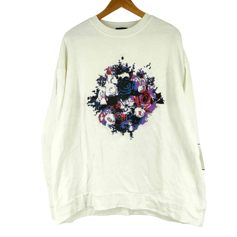SHARVA 薔薇刺繍 クルーネックスウェット メンズ import:L