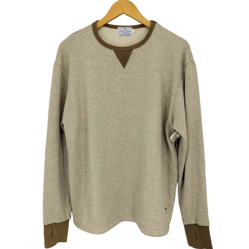 ARVOR MAREE 前Vガゼット 2トーン クルーネック スウェット メンズ JPN:4