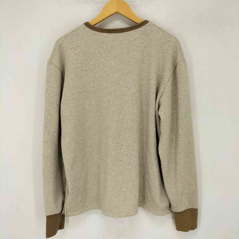 ARVOR MAREE 前Vガゼット 2トーン クルーネック スウェット メンズ JPN:4