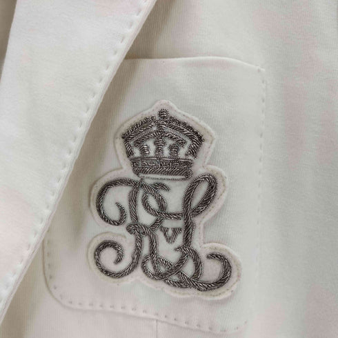 ラルフローレン RALPH LAUREN エンブレム ワッペン 2B テーラードジャケット レディース 6