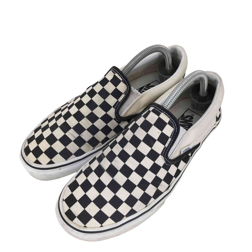 バンズ VANS SLIP ON スリッポンローカットスニーカー チェッカーフラッグ メンズ 26.5