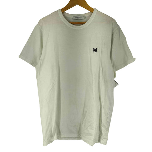 メゾンキツネ MAISON KITSUNE GREY FOX HEAD PATCH CLASSIC TEE-SHIRT 半袖Tシャツ メンズ JPN:L