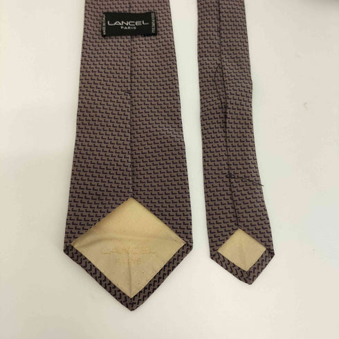 ランセル LANCEL 総柄 シルクネクタイ メンズ