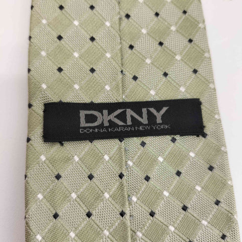 ダナキャランニューヨーク DKNY 総柄 シルクネクタイ メンズ