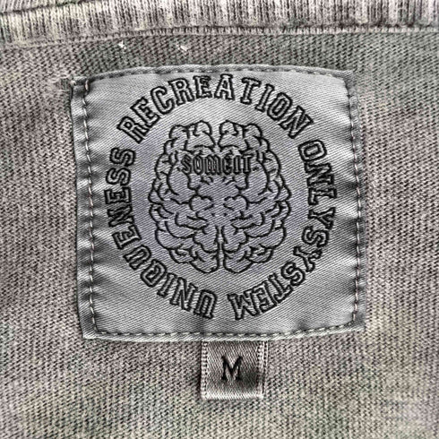 SOMEIT グラフィックプリント 長袖 Tシャツ メンズ import:M