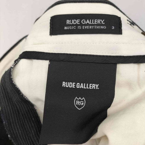 ルードギャラリー RUDE GALLERY サイドベルト ストライプ スラックス メンズ JPN:3