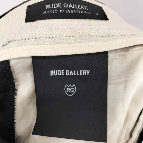 ルードギャラリー RUDE GALLERY ウール ヘリンボーン スラックス メンズ JPN:3