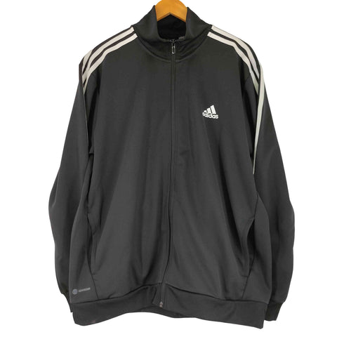 アディダス adidas スリーストライプス レギュラーフィット ダブルニット トラックトップ メンズ 3xl
