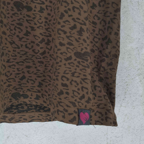 BODYMAKER Y2K レオパード柄 Tシャツ レディース S/M
