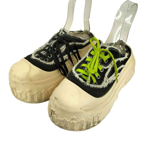1807 GOTHIC LACE UP 厚底キャンバススニーカー メンズ JPN:27.5