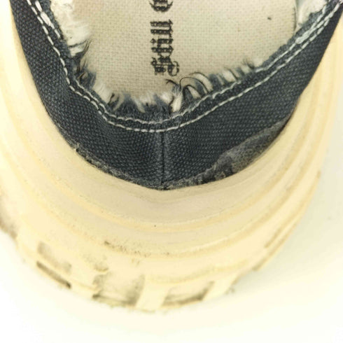 1807 GOTHIC LACE UP 厚底キャンバススニーカー メンズ JPN:27.5