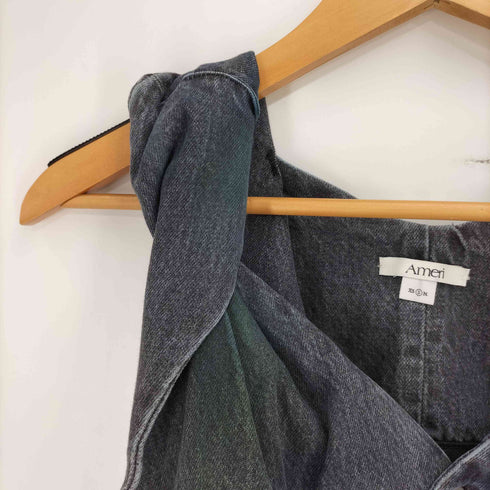 アメリ AMERI 26SS TWIST SHOULDER PAINT DENIM TOP レディース JPN:S
