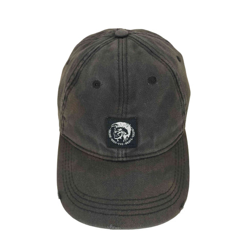ディーゼル DIESEL ロゴパッチ ダメージ加工 6パネル キャップ メンズ
