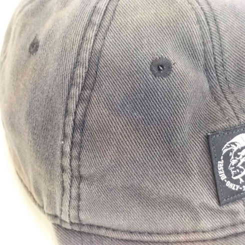 ディーゼル DIESEL ロゴパッチ ダメージ加工 6パネル キャップ メンズ