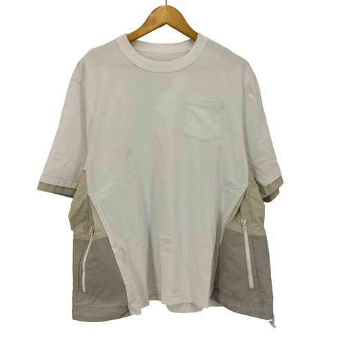 サカイ Sacai 22SS SIDE OPEN TEE サイド オープン Tシャツ メンズ