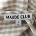 Maude Club ALFIE TOP ギンガムチェック ノースリーブ ブラウス レディース import:S