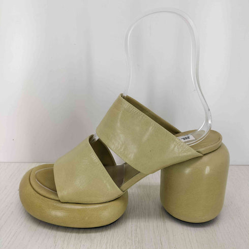 ジルサンダー JIL SANDER ブロックヒール サンダル レディース 36
