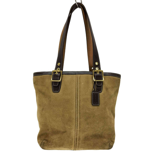 コーチ COACH スエード トートバッグ レディース