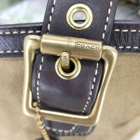 コーチ COACH スエード トートバッグ レディース