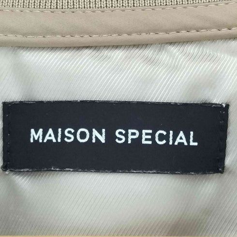 メゾンスペシャル MAISON SPECIAL 24SS Shoulder Zip Nylon Blouson ショルダー ジップ ナイロン ブルゾン レディース FREE
