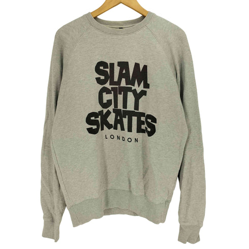 slam city skates フロントプリント L/S スウェット メンズ import:M