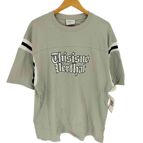 ディスイズネバーザット thisisneverthat 25ss Football Tee フットボール Tシャツ メンズ JPN:L