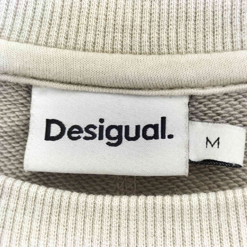 デシグアル Desigual Topstitched sweatshirt ステッチ入りスウェット レディース import:M