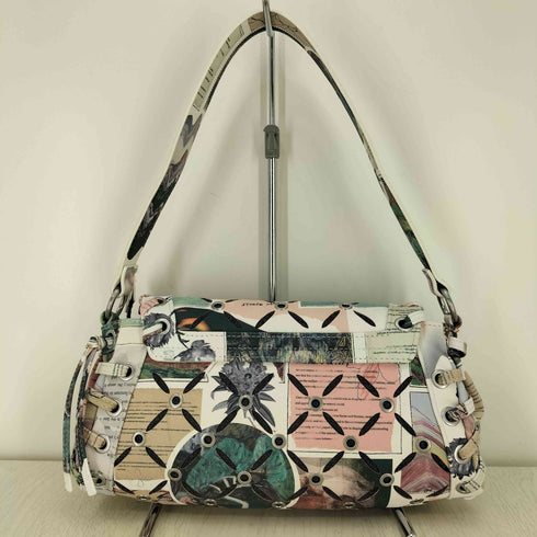 デシグアル Desigual 2WAY ニュースペーパー プリントミニバッグ レディース FREE