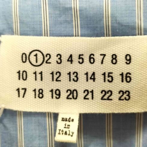 メゾンマルジェラ Maison Margiela ヘンリーネック サイドスリット 長袖 ブラウス レディース 38