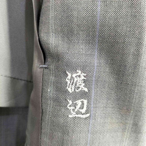 00s GINZA SAWAMOTO ギンザサワモト ウール 背抜き テーラードジャケット タック スラックス セットアップ メンズ
