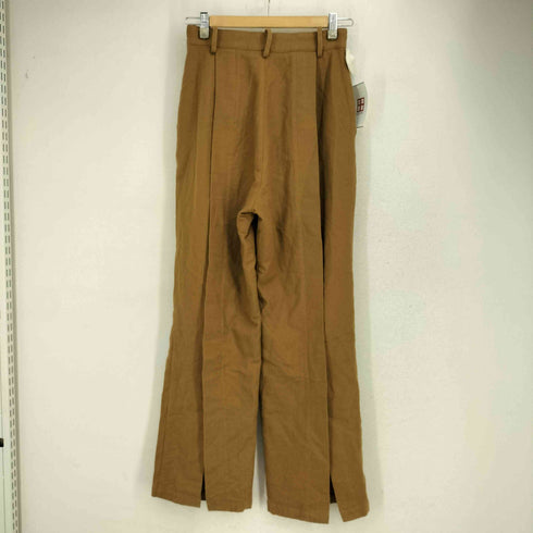 クラネ CLANE BACK SLIT STRAIGHT PANTS バックスリットストレートパンツ レディース JPN:1