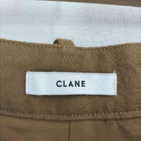 クラネ CLANE BACK SLIT STRAIGHT PANTS バックスリットストレートパンツ レディース JPN:1