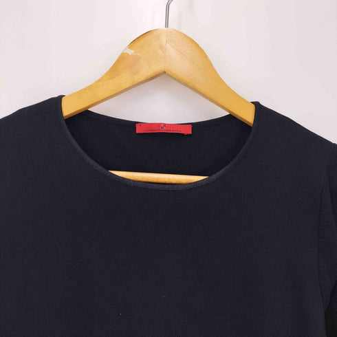CAROLINA HERRERA アシンメトリー レーヨントップ レディース import:S