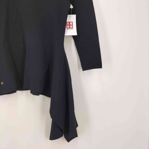 CAROLINA HERRERA アシンメトリー レーヨントップ レディース import:S
