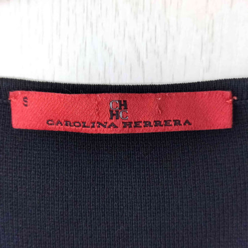 CAROLINA HERRERA アシンメトリー レーヨントップ レディース import:S