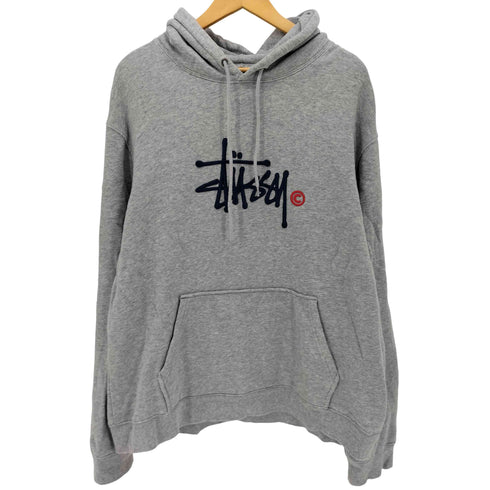 ステューシー Stussy ショーンフォント ロゴ 刺繍 プルオーバー パーカー メンズ import:XL