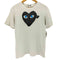 プレイコムデギャルソン PLAY COMME des GARCONS BLACK DOUBLE HEART S/S TEE メンズ JPN:M