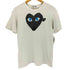 プレイコムデギャルソン PLAY COMME des GARCONS BLACK DOUBLE HEART S/S TEE メンズ JPN:M