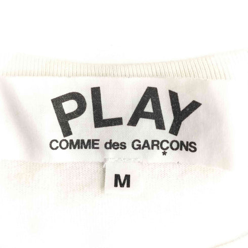 プレイコムデギャルソン PLAY COMME des GARCONS BLACK DOUBLE HEART S/S TEE メンズ JPN:M