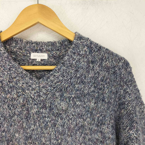 マッキントッシュフィロソフィー MACKINTOSH PHILOSOPHY マルチカラー Vネック 長袖ニット レディース JPN:38