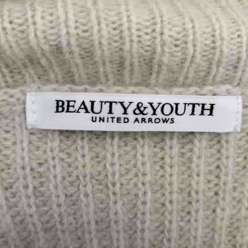 ビューティーアンドユースユナイテッドアローズ BEAUTY & YOUTH UNITED ARROWS ボリュームスリーブ タートルネック ニットプルオーバー レディース