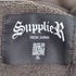 サプライヤー SUPPLIER CROSS LEATHER PATCH ZIP HOODIE メンズ JPN:XL