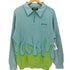 サプライヤー SUPPLIER FIRE PATTERN HALF ZIP KNIT メンズ JPN:XL