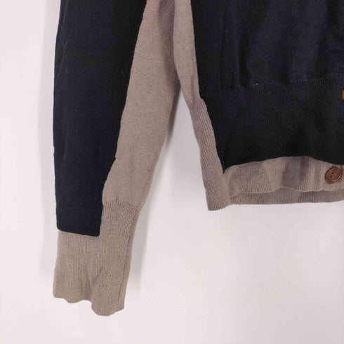 ヴィヴィアンウエストウッドレッドレーベル Vivienne Westwood RED LABEL オーブ刺繍 Vネック ニットカーディガン レディース JPN:3