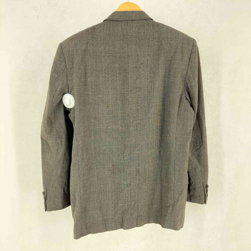 コムデギャルソンオム COMME des GARCONS HOMME 80s ウール チェック 背抜き 2B テーラードジャケット メンズ S
